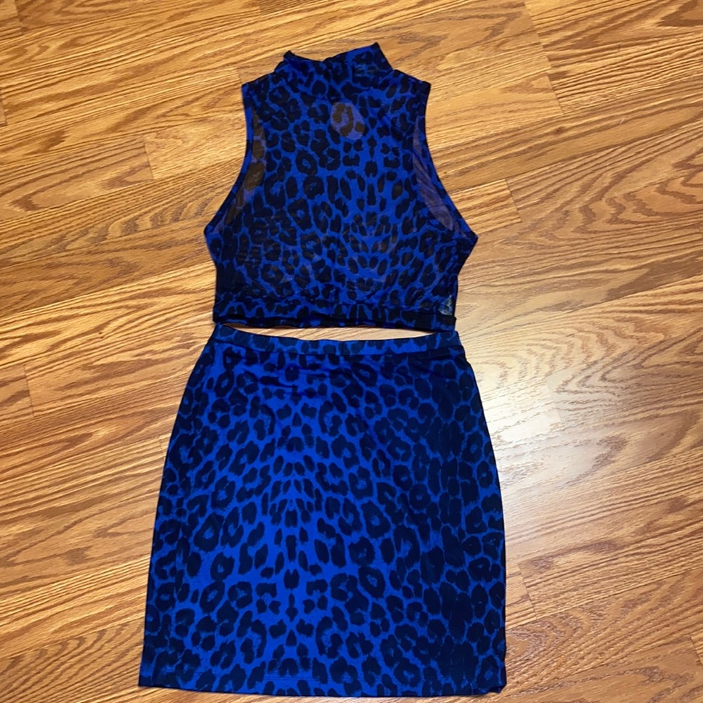 Superdown Rochelle Mesh Tank & Skirt Set - Picture 4 of 6